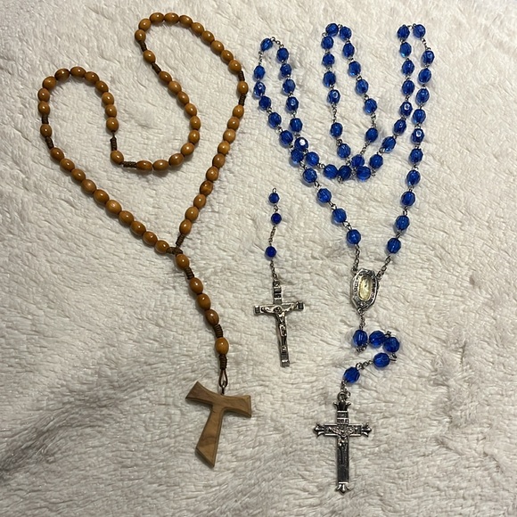 Tau rosary & Lourdes rosary - Picture 4 of 4